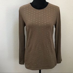 Ann Taylor Embellished Shirt